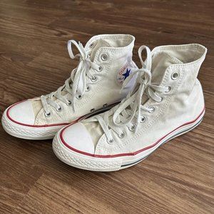 Converse Chuck Taylor All Star UNISEX Mens 7.5 / Womens 9.5 High Hi Top white